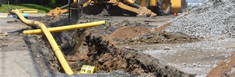 Locating Underground Utilities in Popham : Charter Oaks.